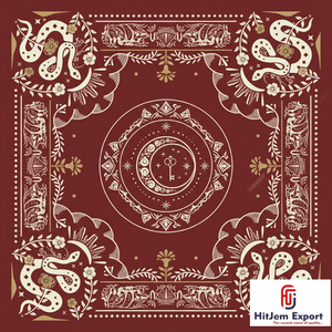 Écharpes personnalisées haut de gamme, design imprimé, foulard de mode, hijab, châle, écharpe carrée effet soie, distribution en gros - Product Image 3