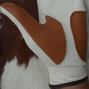 Gants de golf unisexes en cuir véritable les plus vendus - Sangle de poignet réglable et personnalisable - Product Image 4
