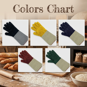 Precio Económico 400 °   Guantes Resistentes al Calor 100% Algodón Terry para Trabajo Industrial en Panaderías, Manipulación de Hornos y Seguridad - Product Image 6