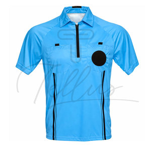 ชุดกรรมการฟุตบอลมืออาชีพใหม่ ผ้าโพลีเอสเตอร์ 100% ระบายอากาศได้ดี เสื้อเจอร์ซีย์ฟุตบอลสำหรับกรรมการ - Product Image 4