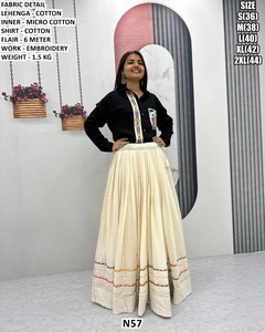 Aabha Classic Embroidered Floor-Length Lehenga Set - Product Image 1