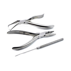 Kit de pinces pour extensions de cheveux, ensemble d'outils de coiffure pour l'installation, l'application, le retrait, l'ajustement et l'entretien des extensions de cheveux - Product Image 5