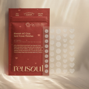 Reusoul Hydrocolloid Collagen Blemish AC Cica Spot Cover Patches Traitement des Imperfections Patch Hydrogel Forme Circulaire 41 Patchs Tous Types de Peau - Product Image 1