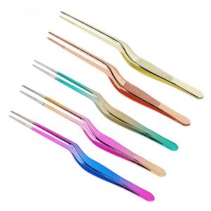 Pinzas de Acero Inoxidable de Grado Médico para la Eliminación de Cera de Oídos, Juego de Pinzas Coloridas para un Manejo Preciso y Uso Quirúrgico - Product Image 1