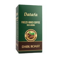 Offre Spéciale Café Instantané Datafa / Café Instantané en Poudre Torréfaction Foncée Originale 190g avec Sucre Première Qualité Faible Teneur en Brix / OEM ODM