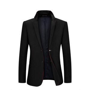 Costume d'affaires pour homme Moling QingMen, taille 5XL, blazer respirant en laine/soie, col montant, pantalon, veste, bordure brodée - Product Image 1
