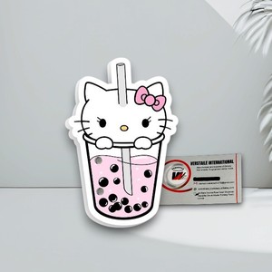 แผ่นแม่เหล็กอะคริลิคตกแต่งลายเฮลโลคิตตี้น่ารักสำหรับต่อขนตา รูปทรงผีเสื้อ หัวใจ ดอกไม้ เพชร อเนกประสงค์ - Product Image 3