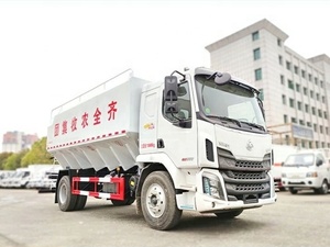 Approvisionnement d'usine en Chine camion d'alimentation en vrac 4-30 tonnes ferme d'élevage de bétail fourrage fourrage camion-citerne à vendre - Product Image 5