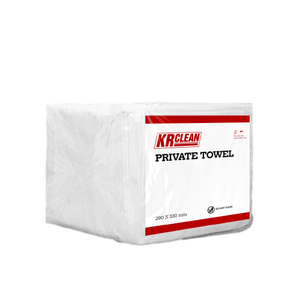 Suministros de Limpieza al por Mayor de Vietnam, Toallitas Desechables Certificadas ISO 9001, Krclean XK6 Blancas, No Tejidas, 50/80 Toallitas Secas para Pacientes - Product Image 1