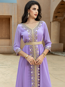 Abaya de luxe pour femmes musulmanes, robes abaya, abaya femme, robe musulmane, abaya de luxe, abaya Dubaï, abaya femmes, logo personnalisé, vente en gros 2026 - Product Image 3