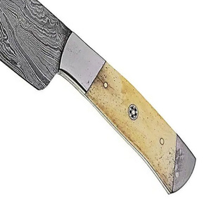 Cuchillo de Cocina de Acero de Damasco con Mango Ergonómico de Madera para Chefs Profesionales, Cocineros Caseros y Preparación de Alimentos en Restaurantes - Product Image 3