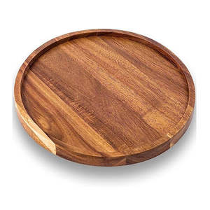 Plateau de service en bois de style luxueux, 5 designs pour servir des boissons, des aliments, des collations, des desserts, pour des présentations décoratives, RR ENTERPRISES - Product Image 1