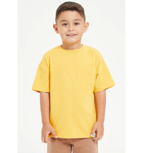 Camiseta de Niño con Diseño Gráfico Personalizado, Estilo Moderno, Holgada, Ligera, 100% Algodón, Manga Corta, Hombros Caídos - Product Image 6