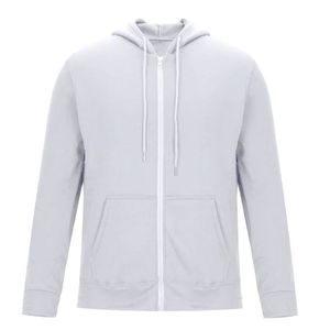 Sudaderas con capucha pesadas con cremallera para hombre, cremallera bidireccional, sudaderas lisas extragrandes, sudadera con capucha personalizada con cremallera - Product Image 3