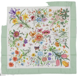 Pañuelos Cuadrados de Verano para Mujer, Personalizados al por Mayor, con Estampado Digital Paisley a Doble Cara, 100% Algodón o Poliéster - Product Image 1