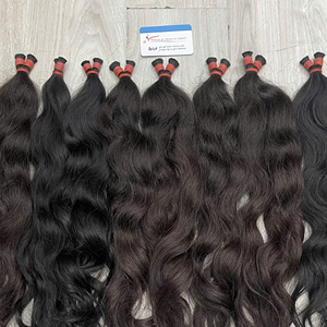 ¡OFERTA ESPECIAL! Extensiones de Cabello Humano Vietnamita Crudo al por Mayor, Cabello Remy con Cutícula Natural de un Solo Donante, Ondulado Natural - Product Image 5