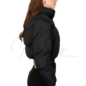 Design Your Own Women Puffer Jacket Wholesale Price Puffer Jacket Nylon Polyester Made Women Puffer Jacket - Product Image 3