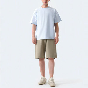 T-shirt pour homme à col rond, coupe classique, manches courtes, taille plus, 100% coton, nouvelle arrivée, vêtements de mode personnalisés - Product Image 5