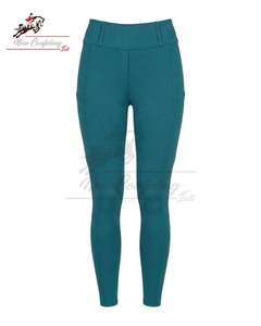 Women's Premium Silicone Full Seat <b>Equestrian</b> Riding Leggings High Waist 4 Way Stretch Horse Riding Tights OEM ODM - Product Image 2