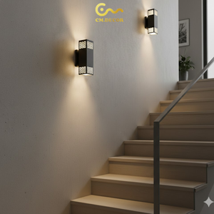 โคมไฟติดผนังสแตนเลสตกแต่ง CM Decor โคมไฟ LED โมเดิร์น กันน้ำ สำหรับใช้ภายในและภายนอกอาคาร - Product Image 2