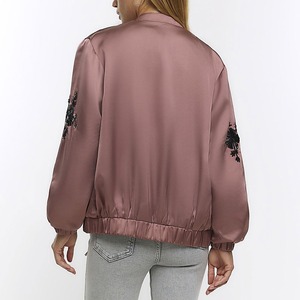 Best Casual Wear Outdoor Use <b>Women's</b> Lightweight Waterproof Windproof All Season Nylon/Cotton Bomber <b>Jacket</b> Hot Selling - Product Image 6