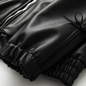 PIHA SPORTS Women's Genuine Leather Cow Leather <b>Lightweight</b> Biker <b>Jacket</b> Full Sleeve Breathable Vintage Winter Style Zipper - Product Image 4