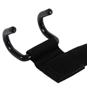 Crochets de musculation robustes pour entraînement de traction, remise en forme, haltérophilie, avec sangles rembourrées par Misha Sports - Product Image 4