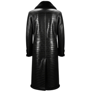 Professional Cow Skin Leather Bomber <b>coat</b> Crew Neck Side Pockets Custom Waterproof <b>Heated</b> Windproof Unisex Winter Animal Print - Product Image 6