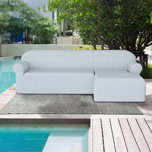 100% Waterproof UV 50+ Protection Rip-Stop Dustproof Sectional Covers Patio Furniture Covers Custom L Shape <b>Sofa</b> <b>Slipcover</b> - Product Image 1