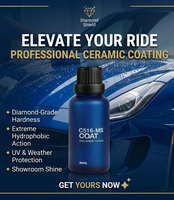 ECOWAY Paris Silver Medal X3, Revestimiento Cerámico de Polisilazano 9H con Patente Certificada en Taiwán, C516-MS para Protección de Pintura de Automóviles, 30 ml, Vidrio