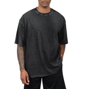 Camiseta vintage de cuello redondo con bloques de color vibrantes, corte holgado para hombre, hecha con tela premium. - Product Image 1