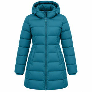 Dernière Tendance : Doudoune Longue Matelassée Respirante pour Femme, Grande Taille, Manches Longues, Idéale pour l'Hiver et qui Maintient au Chaud - Product Image 6