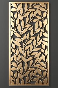Panel Decorativo de Metal Cortado con Láser, Biombo Divisor de Habitaciones, Diseño Art Deco, Fácil Instalación para Cercas de Jardín y Exteriores - Product Image 2