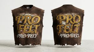 Camiseta de Manga Corta Estilo Hip Hop, 100% Algodón de Alto Gramaje (300 GSM), Diseño Serigrafiado, Moderna, Cómoda, Estilo Urbano, Desgastada - Product Image 2