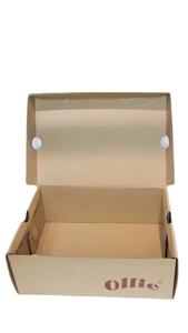 Self-Assembling Shoe Packaging <b>Boxes</b> Made from 3-Ply <b>Recycled</b> Corrugated Board Offset Print for Air Ocean & Express Delivery - Product Image 6