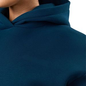 Sudadera con Capucha Extra Grande Color Azul Océano para Mujer, Sudadera de Forro Polar, Manga Larga, Estilo Casual, Corte Holgado, Tacto Suave, Ropa Cómoda para el Día a Día - Product Image 5