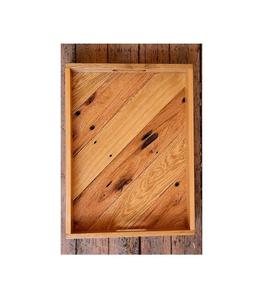 Plateau de service en bois le plus vendu pour la décoration de la maison, les plats et les fruits, article artisanal fabriqué à la main en Inde - Product Image 4