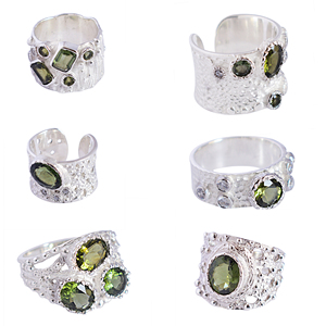 Anillo de Plata de Ley 925 con Circonita Cúbica y Moldavita, Estilo Vintage, para Bodas, Venta Caliente 2026 - Product Image 6