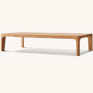 Muebles de estilo moderno hechos de madera de teca ecológica y duradera, ideales para restaurantes al aire libre. - Product Image 1