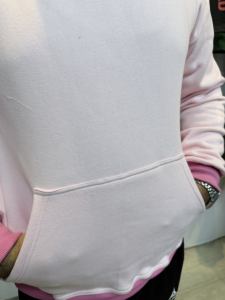MKB Custom <b>Men's</b> <b>Pink</b> Hooded Pullover <b>Sweatshirt</b> Solid Color Casual Wear Regular Fit Cotton Fabric Autumn Style - Product Image 3