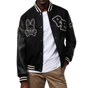 Wholesale Oversized <b>Yellow</b> Front Custom Logo Windproof Embroidered Motorcycle Jacket Men Autumn - Product Image 1