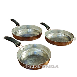 Modern Design High Quality Sauce Pans Stainless Steel Aluminum Metal Non-Stick Cookware Pans with Metal Handle Fry Pans - Product Image 6