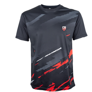 Camiseta Deportiva de Manga Corta Elástica y Ajustada para Hombre, Sublimada, para Deportes al Aire Libre, Running y Fitness, Venta al Por Mayor del Fabricante - Product Image 1