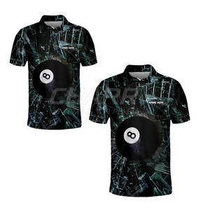 Polo de billard professionnel à séchage rapide pour club et tournoi - Product Image 4