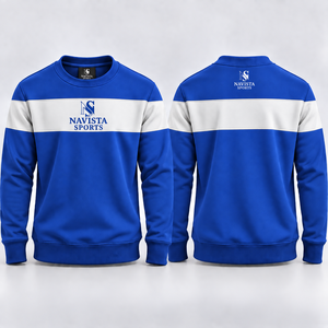 OEM High Quality 100% Cotton <b>Crewneck</b> Sweatshirts Plus Size Custom Logo Printing Solid Fleece Winter Streetwear Low MOQ - Product Image 3