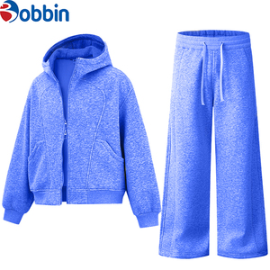 Ensemble de vêtements pour hommes tendance : survêtement polaire avec sweat à capuche zippé et pantalon de jogging pour homme – Collection Hiver Designer - Product Image 3