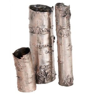 Vase décoratif en métal de qualité supérieure |   Vase à fleurs décoratif en laiton moderne pour projets hôteliers - Product Image 5