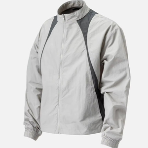 Custom Nylon Winter Hooded Elastic Waist Lightweight Casual Full Length Tracksuit Men Women Windbreaker <b>Jogging</b> <b>Suit</b> Waterproof - Product Image 2