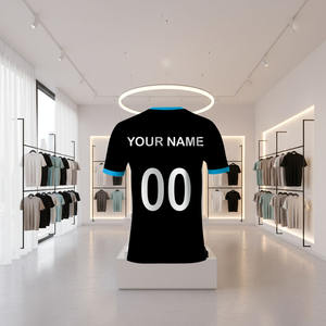 T-shirt décontracté en polyester tricoté léger (180g) pour impression couleur et motifs personnalisés par sublimation - Product Image 3