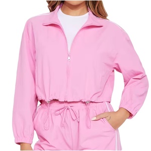 Conjunto Deportivo de 2 Piezas para Mujer, Unisex, Informal, de Alta Calidad, con Capucha y Cremallera de Nailon, Cortavientos, para Invierno, de Secado Rápido y Transpirable - Product Image 3